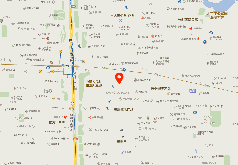 丰联广场位置地图